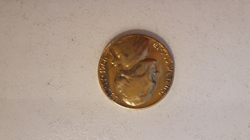 Moeda 5 Cents Jefferson Nickel Folheada Ouro- Preço Unitário (Usado)