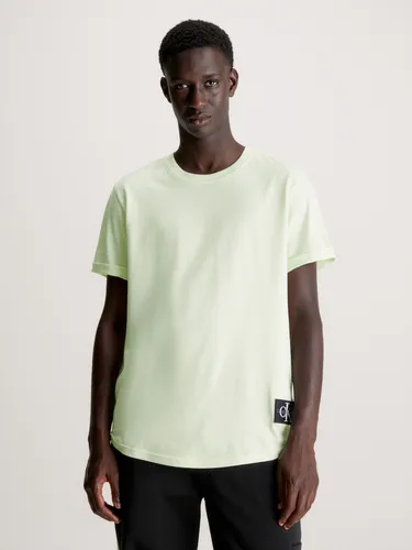 Polera Badge Turn Up Verde Lce Calvin Klein