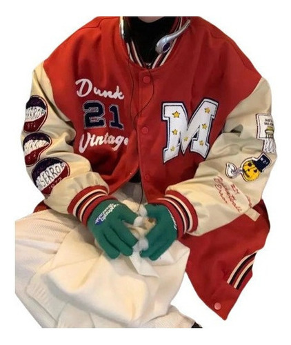 Chaquetas Con Bordado De Letras Uniforme De Béisbol