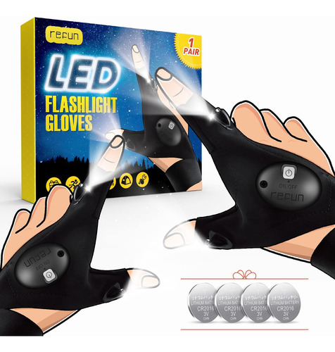 Regalos Para Hombres, Guantes De Linterna Led, Gadgets Genia