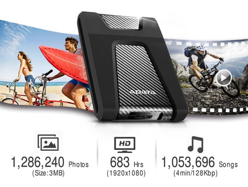Disco Duro Externo Adata Hd650 4tb Portatil Antigolpes
