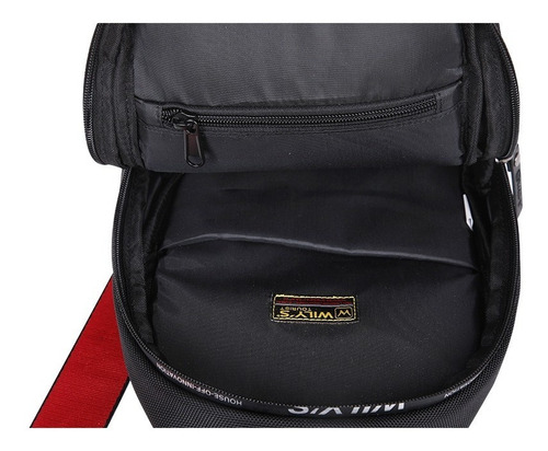 Imagen 6 de 7 de Mochila Cruzada Pechera Porta Tablet Wilys Wt490-01