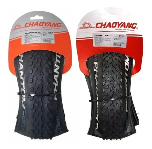 Par De Pneu Mtb Chaoyang Phantom Dry + Wet 2.20 2c Tubeless Cor Preto