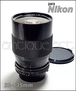 A64 Lente 28-135mm Zoom Manual Macro Para Nikon Detalle