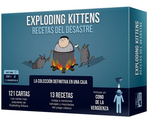 Juego De Mesa Exploding Kittens Recetas Del Desastre