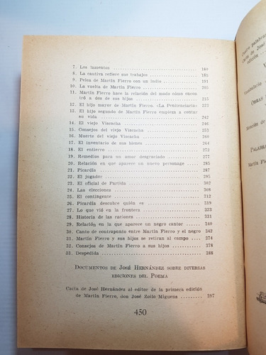 Imagen 4 de 10 de Antiguo Libro Martín Fierro José Hernández 1963 47n 114
