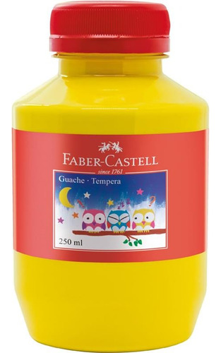 Tinta Guache 250ml Amarelo Pct Com 06