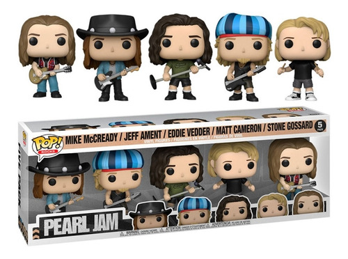 Funko Pop! - Pearl Jam - Pack Banda Completa - 5 Figuras