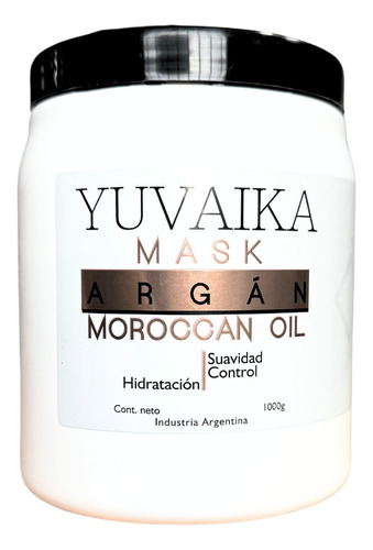 Mascara Baño De Crema Argan Moroccan Oil Suavidad Yuvaika 1k