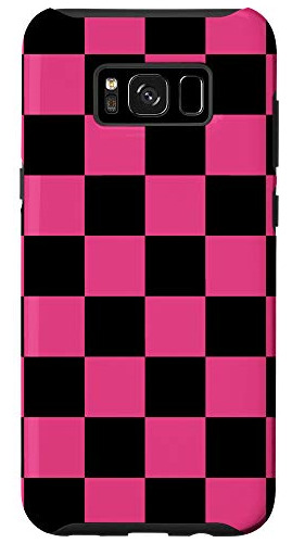 Funda Para Galaxy S8+ Negro And Rosa-02