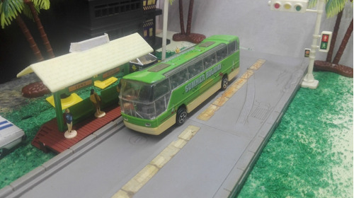 Autobus Turistico Verde Escala 1/87 Ho Usado