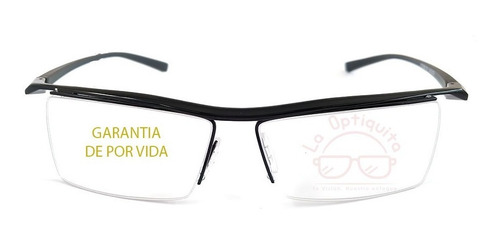 Imagen 1 de 6 de Armazon Lentes Semi Volado Oftálmico Aleacion Titanio Tr-90 Ligero Bti006
