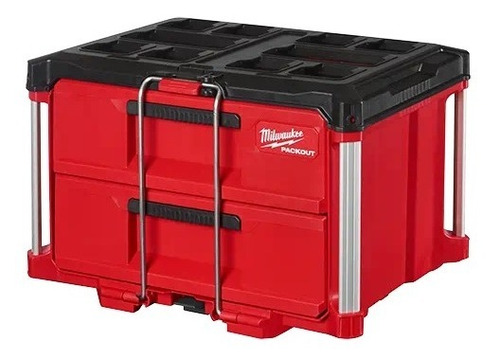 Imagen 3 de 10 de Caja De Herramientas 2 Cajones Packout Milwaukee 4822 8442