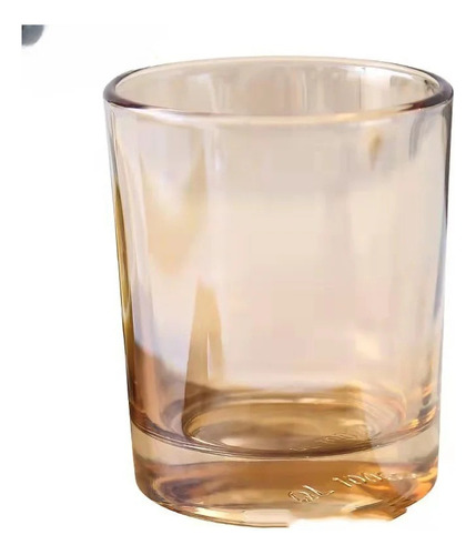 Set X 6 Vasos Para Whisky Velas 200ml Ambar Dorado Puerto 5