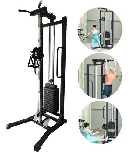 Polea Giratoria Alta Y Baja Gym Crossover Peso Integrado