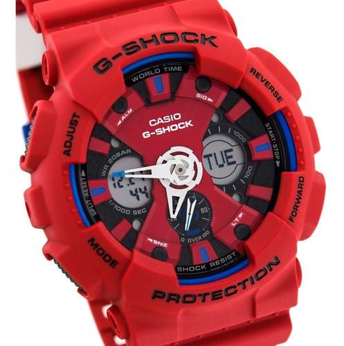 Reloj Hombre Casio G-shock Cod: Ga-120tr-4a Joyeria Esponda