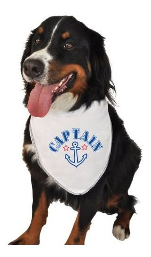 Ruff Ruff Y Meow Doggie Bandana Capitan White Large