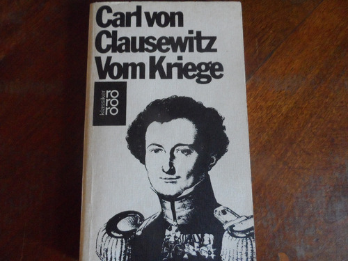 Libro Vom Kriege Carl Von Clausewitz En Alemán