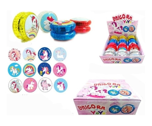 Juguete Yoyo Para Niños Y Niñas Caja 12 Unidades Diseño Pony