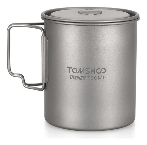 Tomshoo Ultralight 750ml Taça Titanium Outdoor Campi Portáti