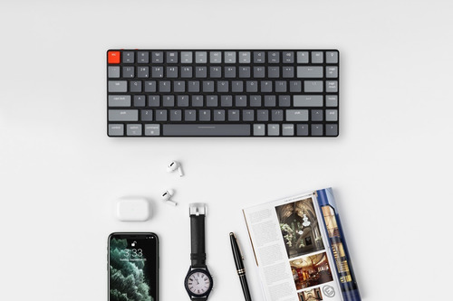 Imagen 2 de 6 de Teclado Keychron K3 Optico Rgb Hot Swappable Brown Switches