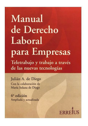 Manual De Derecho Laboral Para Empresas - De Diego, J. 