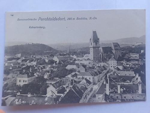 Austria Postal Perchtoldsdort N Oe. Kalvarienberg Vista Gral