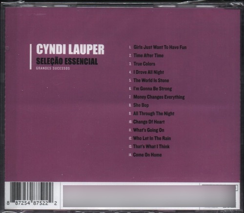 Cd Cyndi Lauper Seleção Essencial Novo Original Lacrado