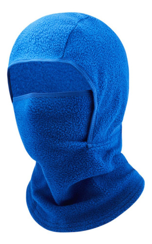 Niños Fleece Balaclava Warmer Para La Escalada Azul Oscuro