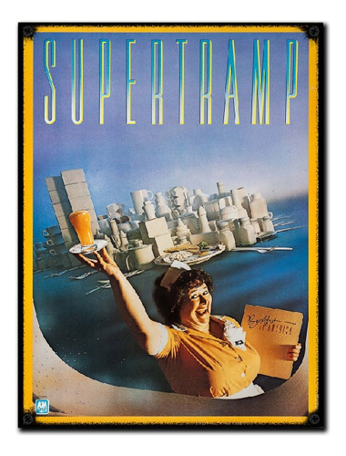 #222 - Cuadro Vintage 30 X 40 - Supertramp - No Chapa - Rock