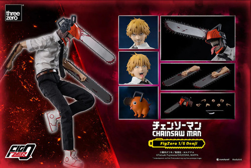 Figura Denji - Chainsaw Man Figzero Marca Threezero 1/6 Emc