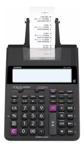 Casio Hr-170rc Plus, Calculadora De Impresion Min-escritorio