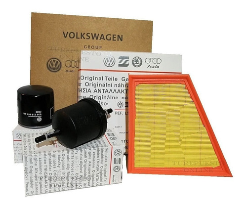 Kit Filtros Aire Aceite Y Nafta Original Vw Crossfox 1.6 8v