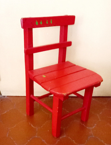 Sillita De Madera Pintada