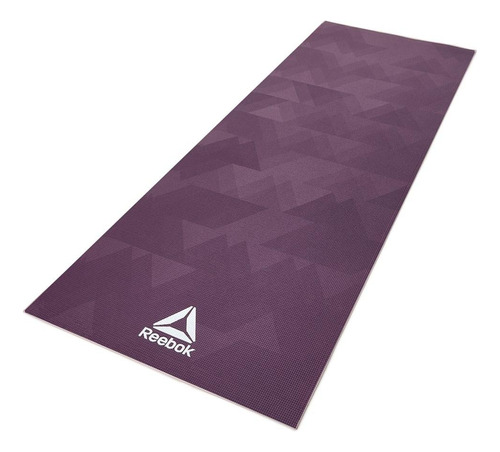 Colchoneta Yoga Reebok Mat Reversible 4mm Violeta Geometric