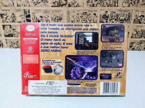 Duke Nukem Zero Hour 64 Original Lacrado