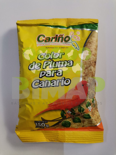 Alimento Color De Pluma Para Canarios 150g Cariño