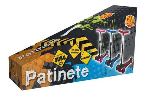 Imagem 3 de 3 de Patinete Dobravel Radical Power Pink Ate 40kg