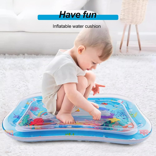 Cojín De Agua Inflable Bebé, Alfombrilla De Agua Tummy Time