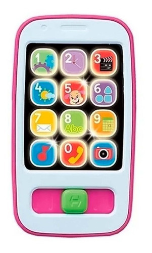 Fisher Price Ríe Y Aprende Smartphone Juguete Para Bebé Rosa