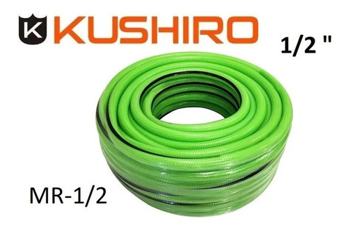 Manguera De Riego 1/2'' 25mts Pvc Malla De Poliester Kushiro