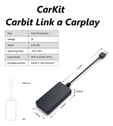 Car Kit Adaptador Carplay Carkit Carbilink Jetour