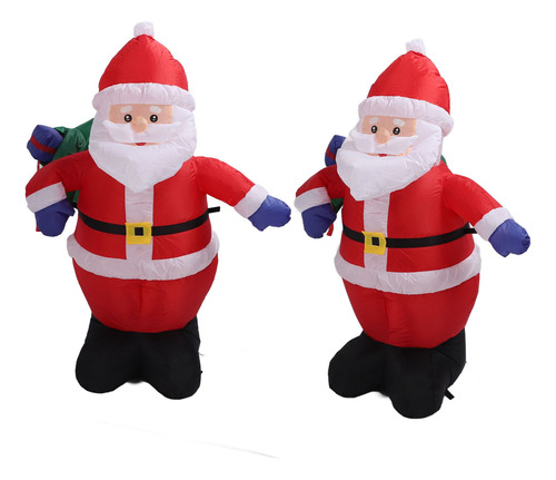 Bolsa De Regalo Inflable Para Decoración De Papá Noel De 3.9