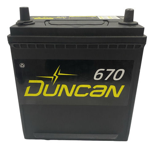 Bateria Duncan Ns40r-670  Chevrolet Spark Lite/go