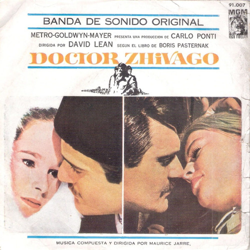 Doctor Zhivago: Banda De Sonido Original / 33 Rpm Mgm 