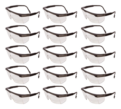 15 Oculos Proteção Epi Segurança Anti Risco Trabalho Com Ca