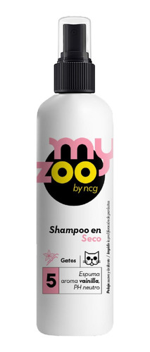  Shampoo En Seco Vainilla Gato 250 Cc My Zoo