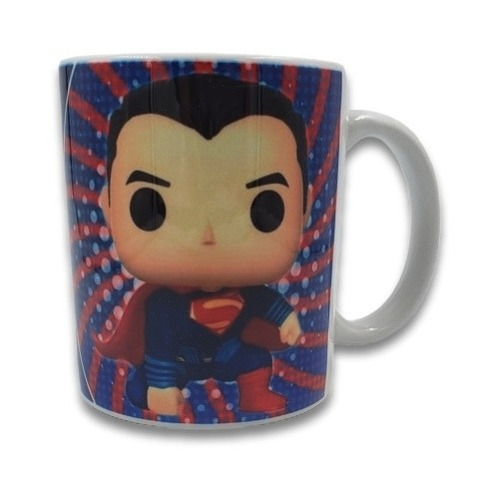 Taza Super Man Funko Pop. Taza Sublimada De 325ml.