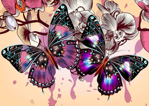Reacoolfun Kits Pintura Mariposa 5d Para Adulto Taladro
