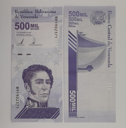 Cédula Fe Estrangeira 500.000 Bolívares Venezuela
